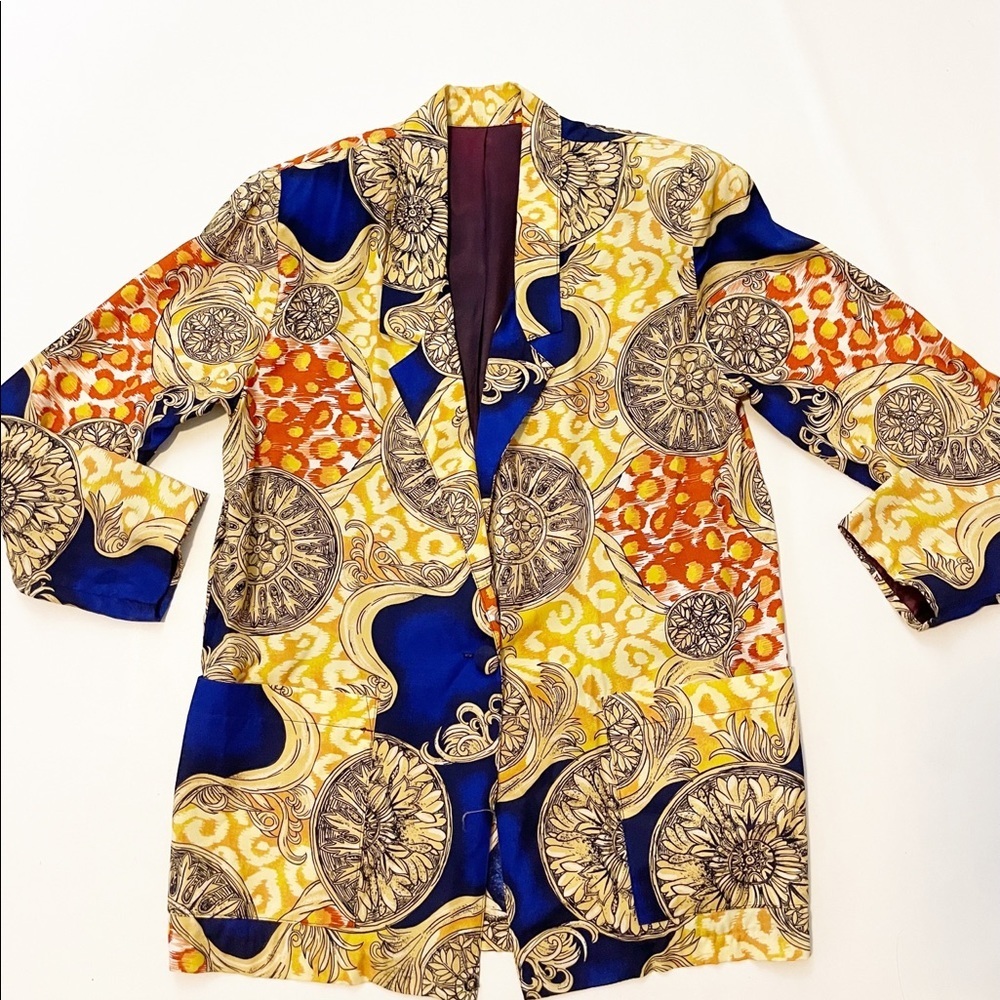 Barrie Stephens printed blazer size 10